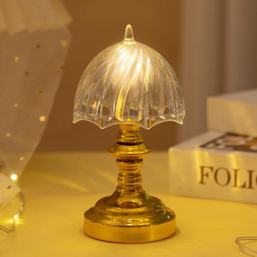 Creative Crystal small table lamp LED Diamond night light bedroom desktop lantern