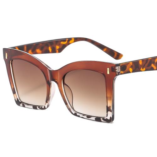 Cat's eye butterfly color sunglasses large frame modern sunglasses