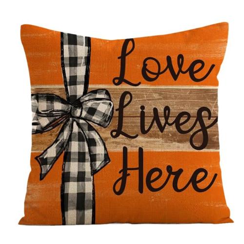 Halloween New Pillow Case Home Living Room Sofa Cushion Printed Linen Pillow Case