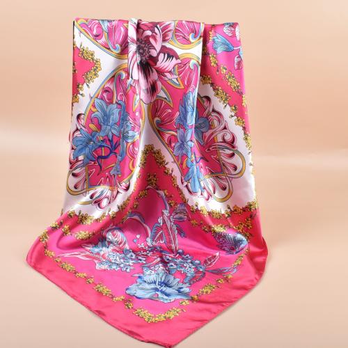 Satin Easy Matching & windproof Headband printed floral PC