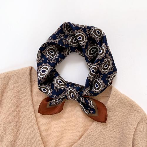 New Decorative Silk Scarf Women's Silk Square Scarf Hair Belt Mulberry Silk Scarf