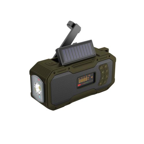 Multifunctional Bluetooth Radio Emergency Disaster Prevention Solar Charging Outdoor Camping Portable Lighting Hand Radio