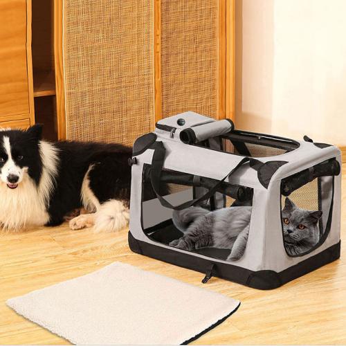 Car Pet Cage Medium and Large Canine Kid Cat Bag Large Capacity Cats Outdoor Folding Pet Bag