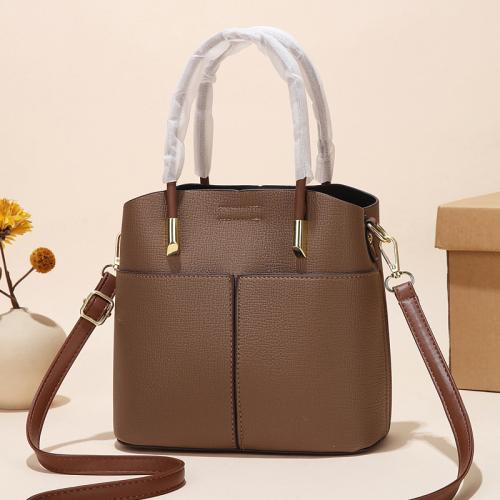 Large Capacity Bucket Bag Women's All-match Handbag Soft Leather Shoulder Bag