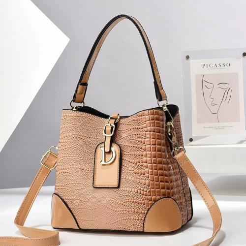 Women's Bag Crocodile Pattern Handbag Texted Crossbody Bag