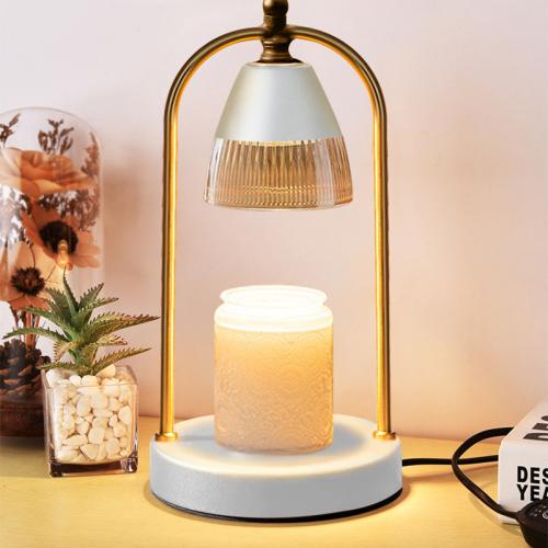 Aromatherapy lamp simple romantic bedroom dimmable bedside table lamp melting candle expanding fragrance