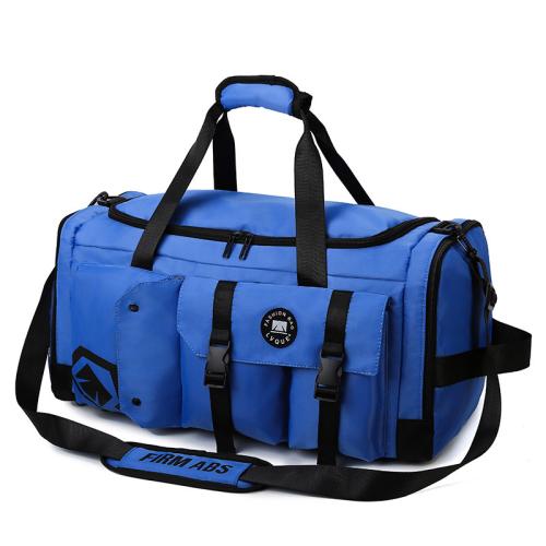 Fashion large capacity portable travel bag multi-functional sports fitness bag wet and dry separation backpack