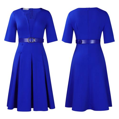 Polyester Plus Size One-piece Dress PC