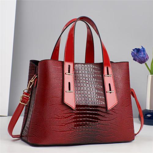 Crocodile Pattern Large Capacity Bag Women's Popular Embossed Women's Shoulder Bag