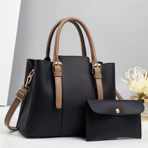 Contrast Color Design Bag Women's New Handbag Large Capacity Messenger Bag