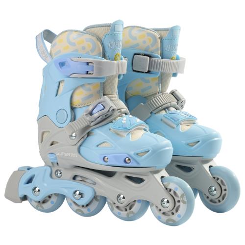 Polypropylene-PP Roller Skates hardwearing PU Rubber & Carbon Steel Pair