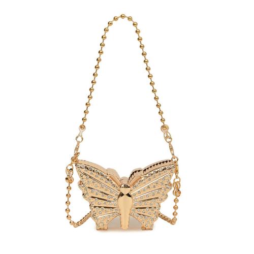 Mini Metal Bag Women's New Fashion Distinctive Butterfly Design Western Style Box Bag