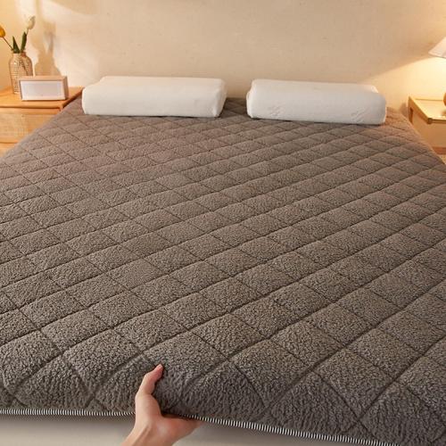 Thickened Lamb Fleece Mattress Tatami Mat Winter Warm Household Mattress