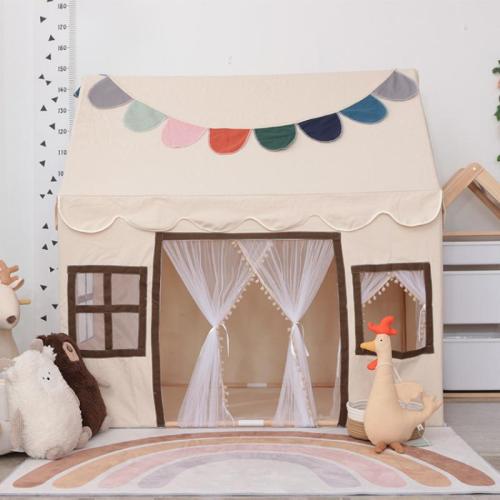 New Nordic Style Baby Indoor Castle Princess Toy House Foldable Game House Small Children's Tent