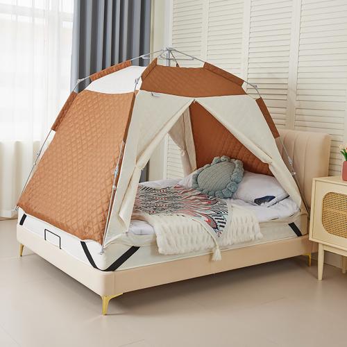 Installation-Free Winter Tent Indoor Household Bed Warm Autumn and Winter Windproof Cold-proof Thickened Tent