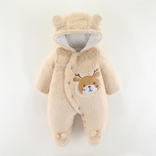 Newborn Supplies Baby Clothes Autumn and Winter Jumpsuit Baby Cotton Thickened Clothes