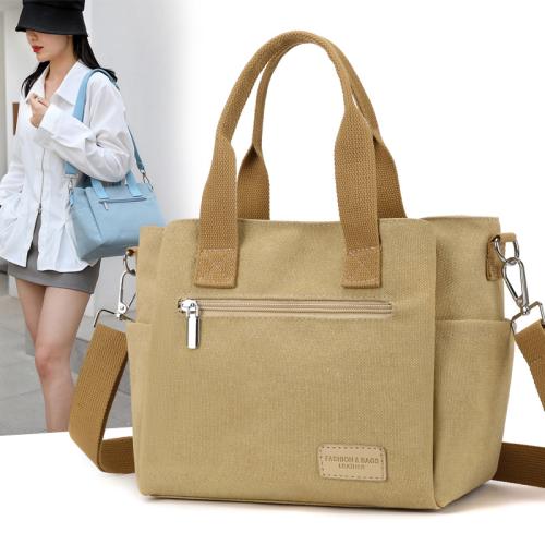 New Fashion Large Capacity Casual Canvas Bag Trendy All-match Lightweight Handbag Women's Lightweight Shoulder Bag