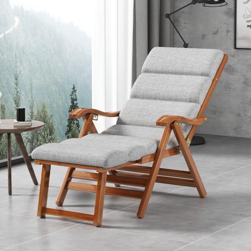 Recliner balcony home leisure summer bamboo foldable lunch break chair