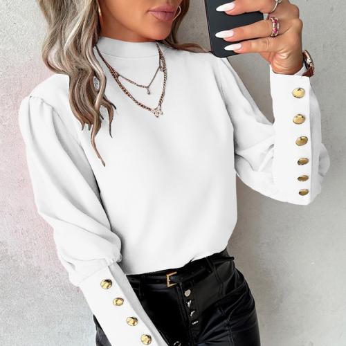 Polyester Women Long Sleeve T-shirt PC