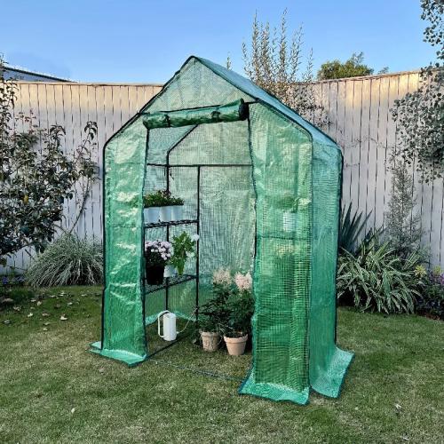 Walk-in PE indoor plants potted fleshy sunshade insulation rainproof greenhouse Flower Shed