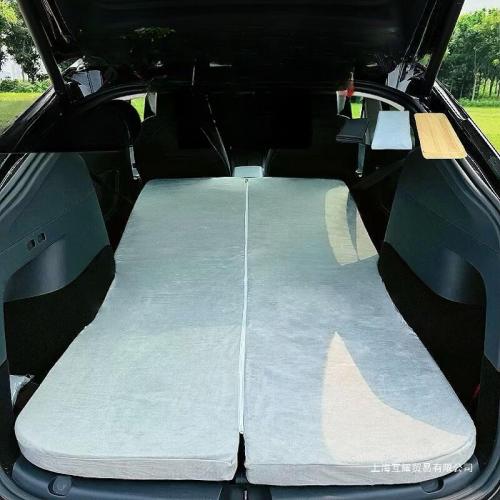 Suitable for Tesla Model/3 Car Camping Travel Mattress Lunch Break Mat No Inflatable Car Rear Double Sleeping Mat