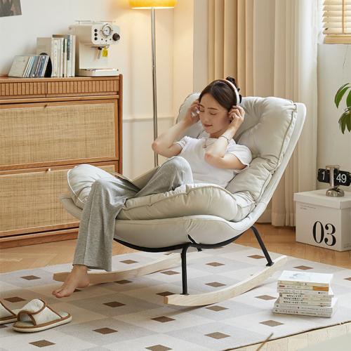 Living room rocking chair light luxury balcony leisure chair home sofa lazy recliner