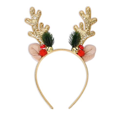 Christmas decorative headdress Bell elk headband Christmas sequin headband