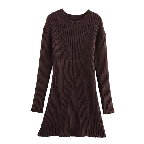 Autumn and winter new style fashion thread knitted dress