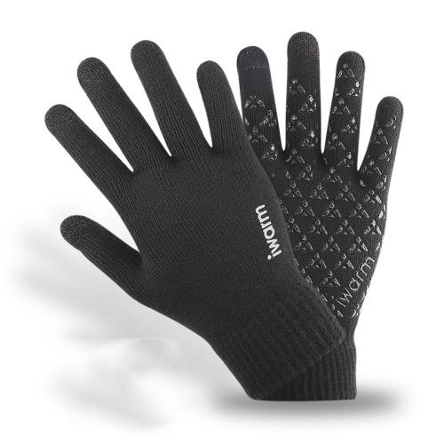 Warm Men's and Women's Autumn and Winter Warm Touch Screen Knitted Gloves Cold-proof Gloves