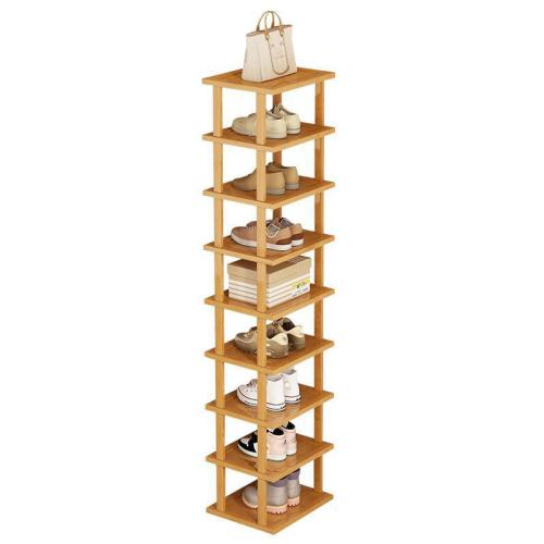 Household Shoe Rack Simple Doorway Dustproof Vertical Shoe Cabinet Space-saving Multi-layer Rack