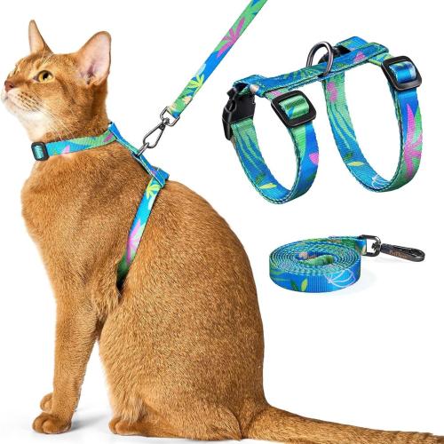 Cat Traction Rope Anti-break-free Adjustable Traction Rope I-shaped Vest Pet Chest Strap