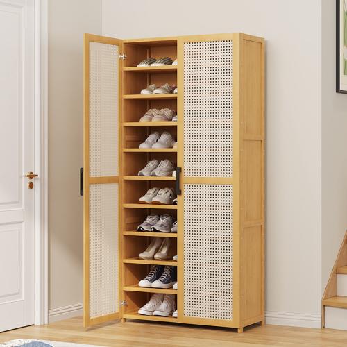 Moso Bamboe Schoenen Rack Organizer Solide stuk