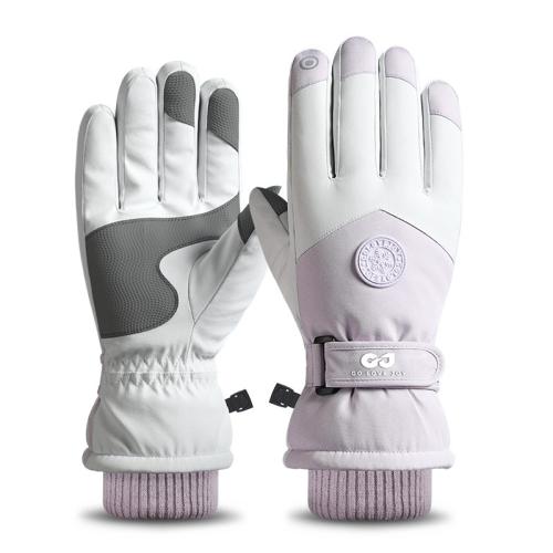 Winter Ski Gloves Waterproof Touch Screen fleece-lined Thickened Winter Outdoor Warm Gloves