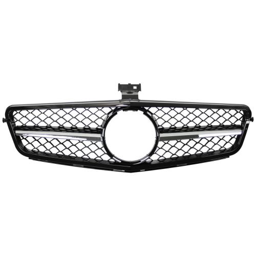 AMG Style Front Grille Grill For Mercedes Benz W204 C250 C300 2008-2013