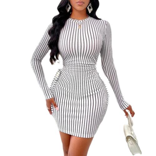 Polyester Sexy Package Hip Dresses PC