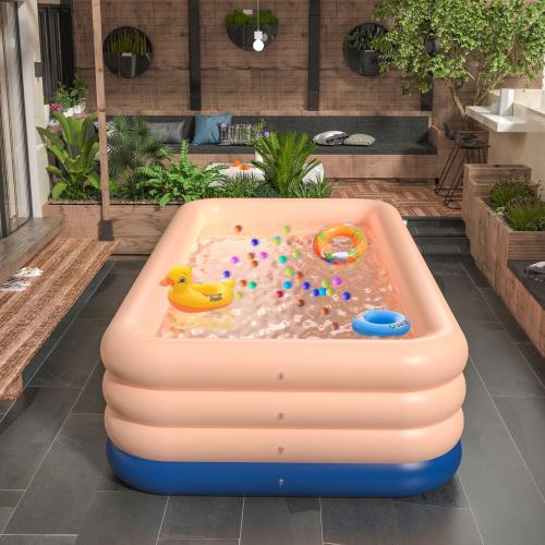 PVC Inflatable Swimming Pool for Thickened Environmentally Friendly Large Swimming Pool