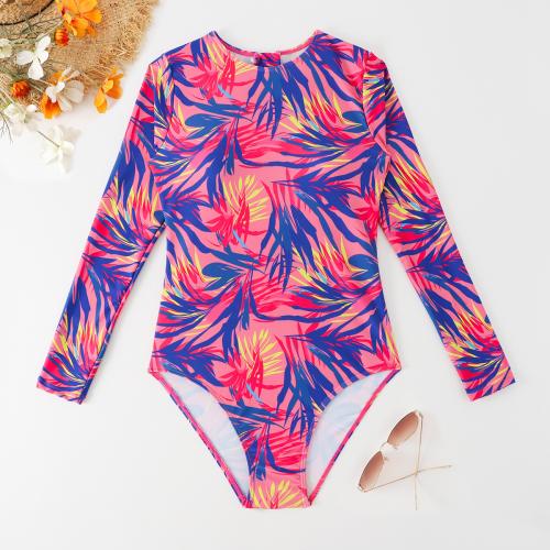 New Surf Suit Long-sleeved Swimsuit Women's Diving Suit Zipper Swimsuit