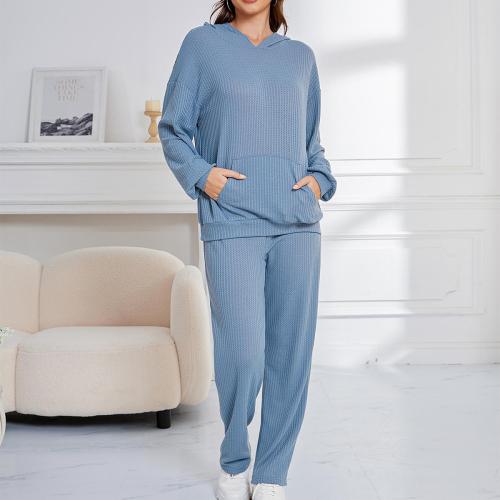 Spandex & Polyester Women Pajama Set & two piece & loose Set