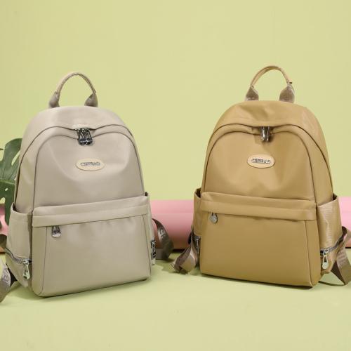 Simple Casual Large Capacity Backpack Fashionable Nylon Oxford Cloth Backpack Travel Bag