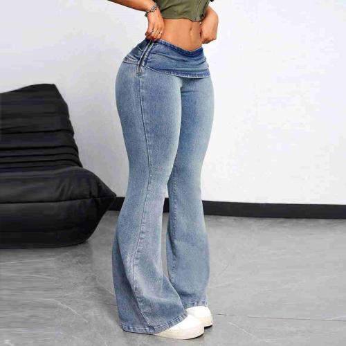 Peach Hip Jeans Women's Tight Stretch Trousers Slimming Hip High Waist Pants