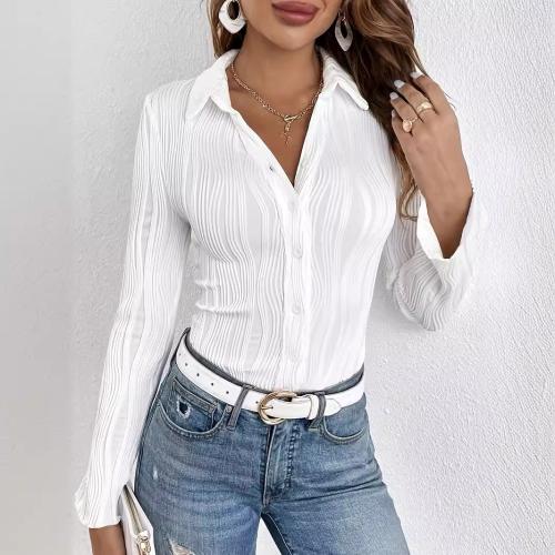 New Solid Color Slim-fit All-match Texture Fashion Women's T-shirt Shirt Top