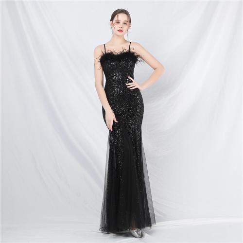 Polyester floor-length & Plus Size Long Evening Dress & One Shoulder :4XL PC