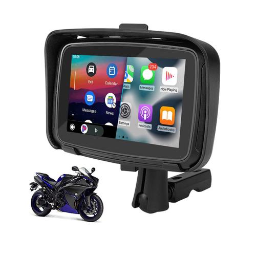 Portable Waterproof  Wireless Carplay Motorcycle Gps Navigation Device For Motorcycles Convenient Gps Navigation