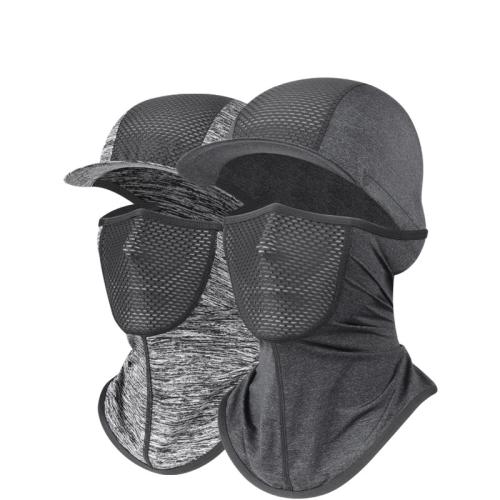 Riding mask with brim all-inclusive pullover sunshade scarf outdoor sports motorcycle ice silk headgear