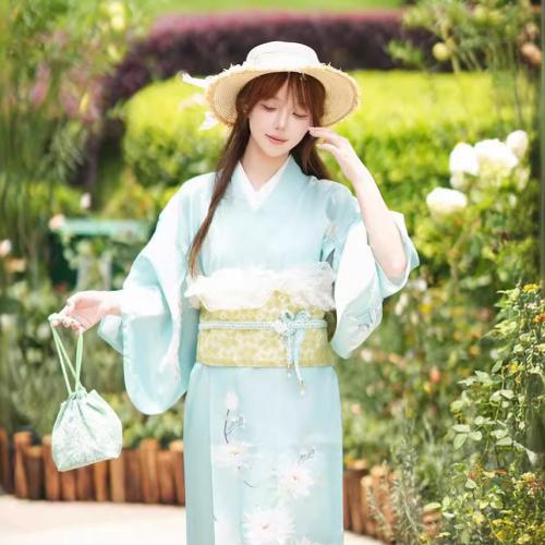 Kimono suit Women's Improved Gentle Japanese Style Kimono Dress