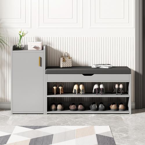 Shoe changing stool home door light luxury shoe cabinet home shoe rack stool