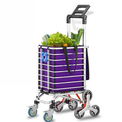 Shopping Cart for Supermarket Folding Cart Household Lightweight Small Shopping Cart