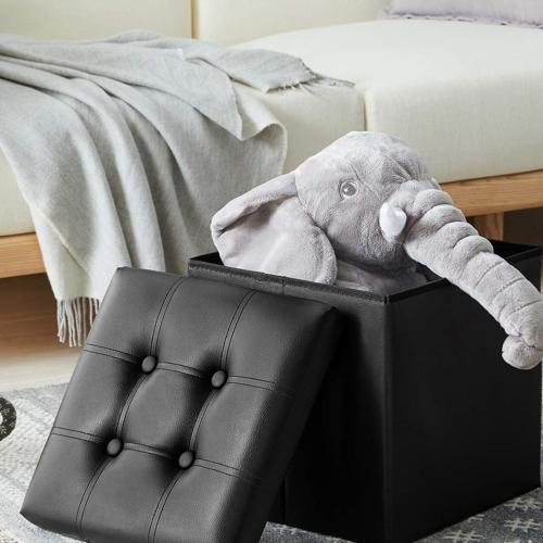 PU Leather Storage Stool PC