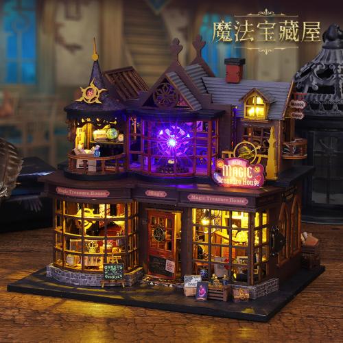 Cloth & Wooden & Paper Erector House Set PC