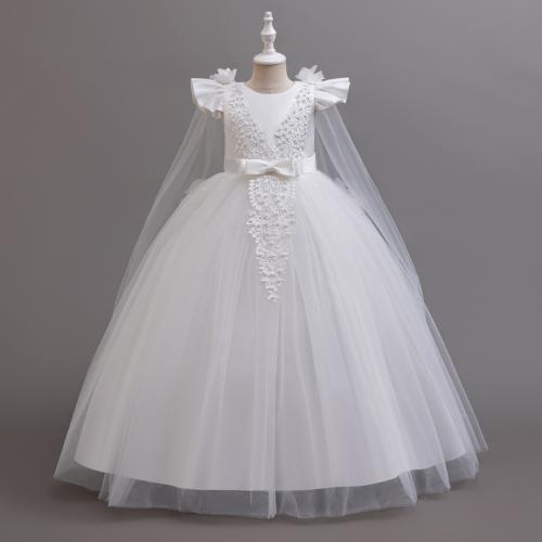 Polyester Ball Gown Girl One-piece Dress Cute PC